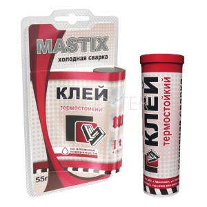 Клей термостойкий Mastix 55гр+250 в блистере