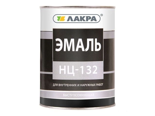 Эмаль НЦ-132 Лакра Красный 0,7кг Россия