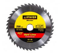 STAYER Opti Line 250 x 32 мм 40Т, диск пильный по дереву