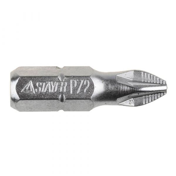 Биты STAYER "PROFESSIONAL" ProFix Pozidriv, тип хвостовика C 1/4", № 2, L=25мм, 10шт