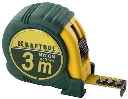 KRAFTOOL NYLON 3м / 19мм рулетка с ударостойким корпусом (ABS) и противоскользящим покрытием