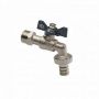 Кран водоразборный 1/2 шаровый ручка под шланг AQualink