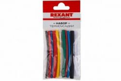 REXANT термоусадка трубка ТУТ (набор №3 ассорти) 10см/13шт 1-12мм 29-0103