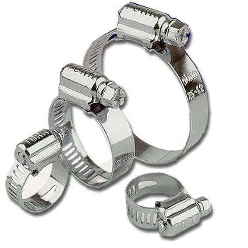 Хомут обжимной (нерж) 110-130мм