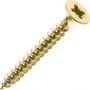 Саморезы желтые 6х50, потай