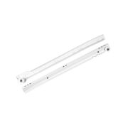 Направляющая 400 мм роликовая белая
