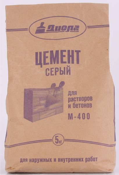 Цемент серый М-400  5кг