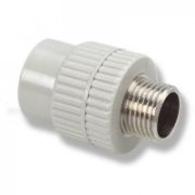 Муфта комбинир. Д25х3/4 НР, бел.  VALFEX