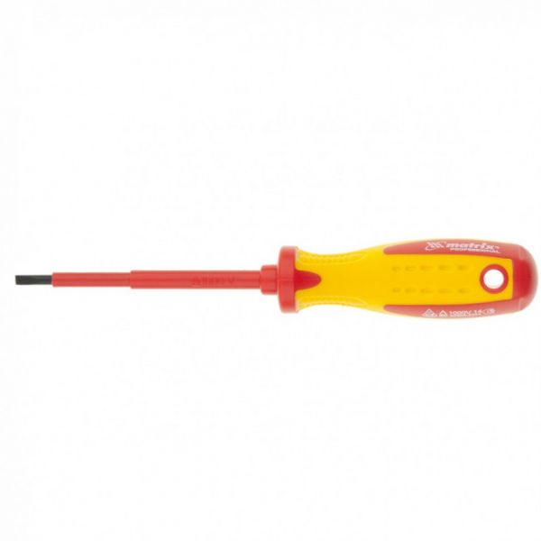 Отвертка Insulated, Ph1 x 75 мм, CrMo, до 1000 В, двухкомп. рукоятка// MATRIX PROFESSIONAL