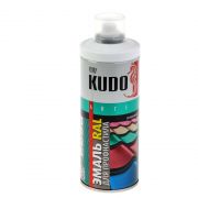 КУДО KU-09003R Эмаль аэрозольная для металлочерепицы RAL 9003 сигнальный белый (0,52л)