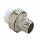 Муфта комбинир.разбор. Д20х3/4  НР, бел.  JAKKO JP-222 ( уп 10 шт)/140